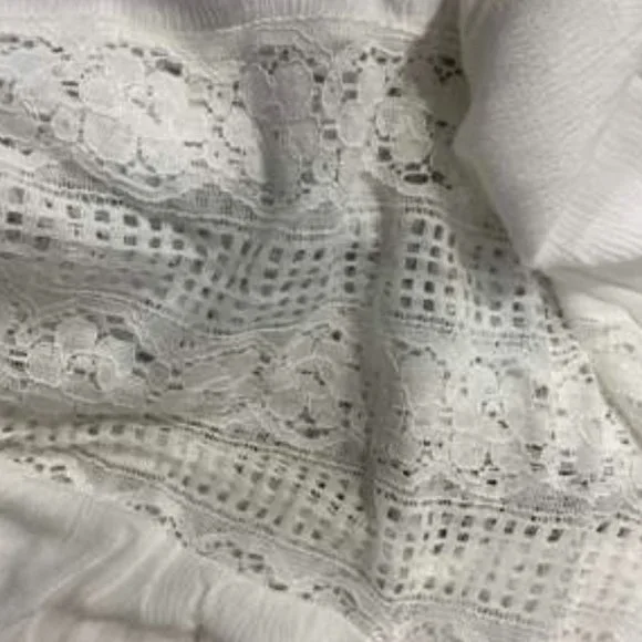 Lace Insert Ruffle Hem Slip Dress - Picture 10 of 15